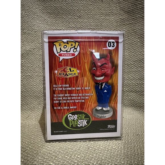 Funko Pop! El Diablo Silver Suit #03 20 Anniversary w Protector NEW - Picture 4 of 7